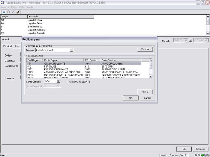 Possibilidade de replicar fórmulas e rankings para demais base de dados